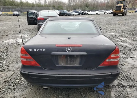 2001 Mercedes-Benz Slk 230 Kompressor z USA, uszkodzony, nr VIN WDBKK49F61F221150